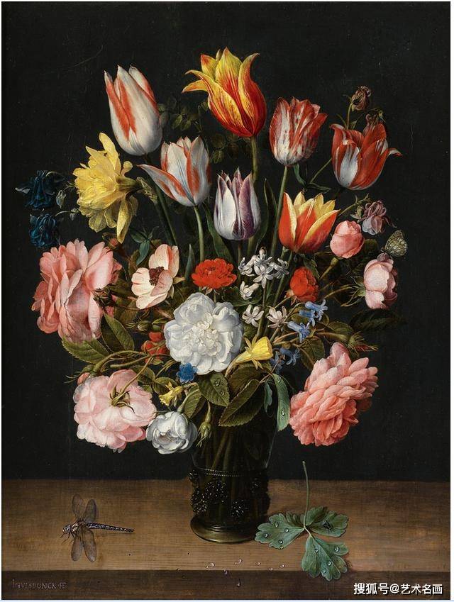 が大特価！ 16世纪古典花卉静物︱荷兰静物画家Jacob Hulsdonck画作品_ van 絵画
