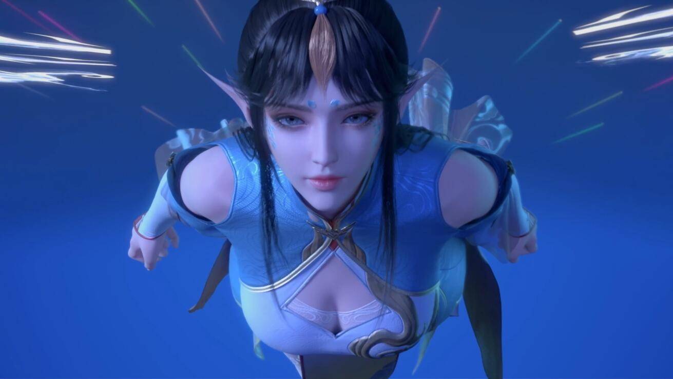 斗破苍穹:恭喜萧炎三千雷幻身超越费天,萧炎吐槽凤清儿"有本事咬我"