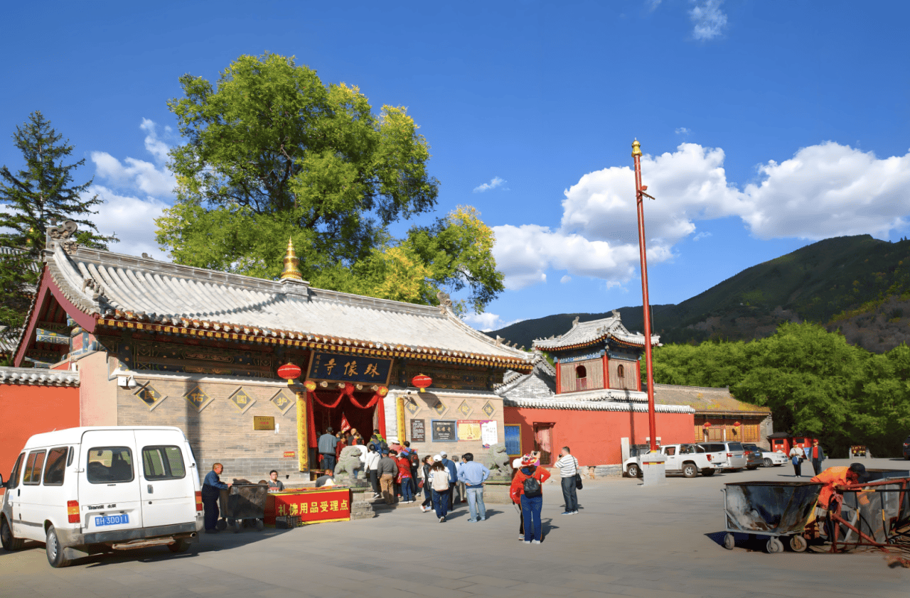 五台山古文殊寺图片