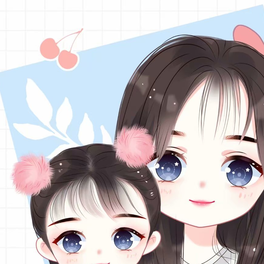 原创            送给妈妈的特别礼物，超有爱的母子头像设计，喜欢吗？-母子头像亲子卡通