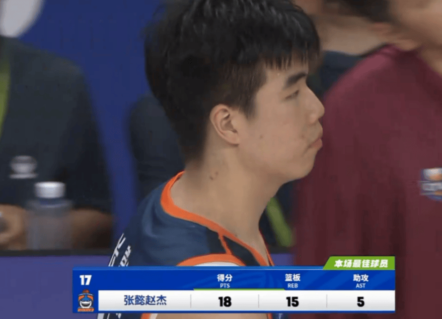 中国男篮又一14岁1米97超级新星崛起,轰18 15 5夺冠真猛_赵杰_张懿