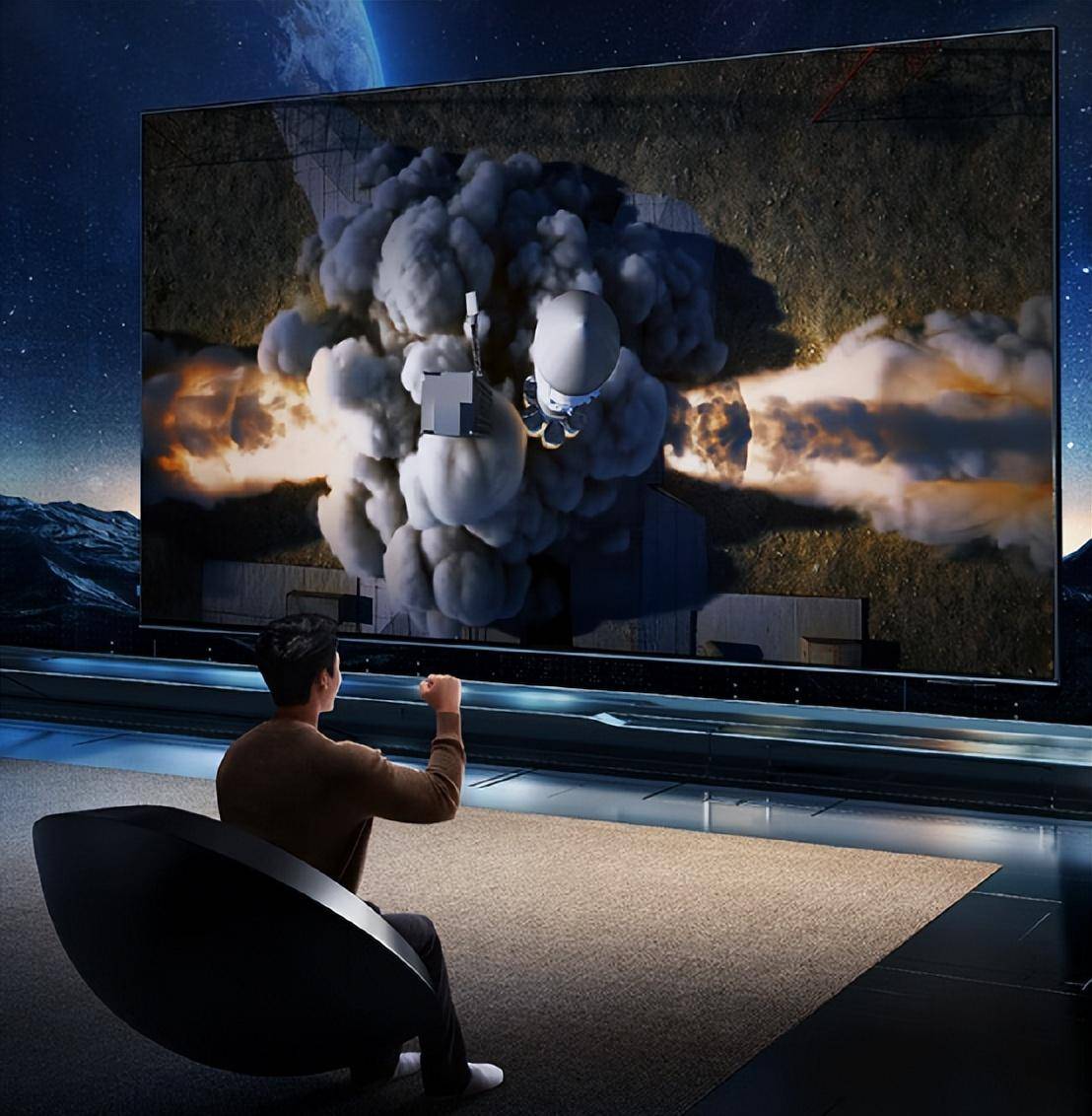 第二款我比较心仪的电视就是75英寸三星q80d,其搭载的画质芯片和qnx9d