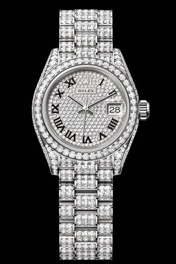 女装日志型钻石腕表星期日历型钻石腕表rolex劳力士今日除了520这个