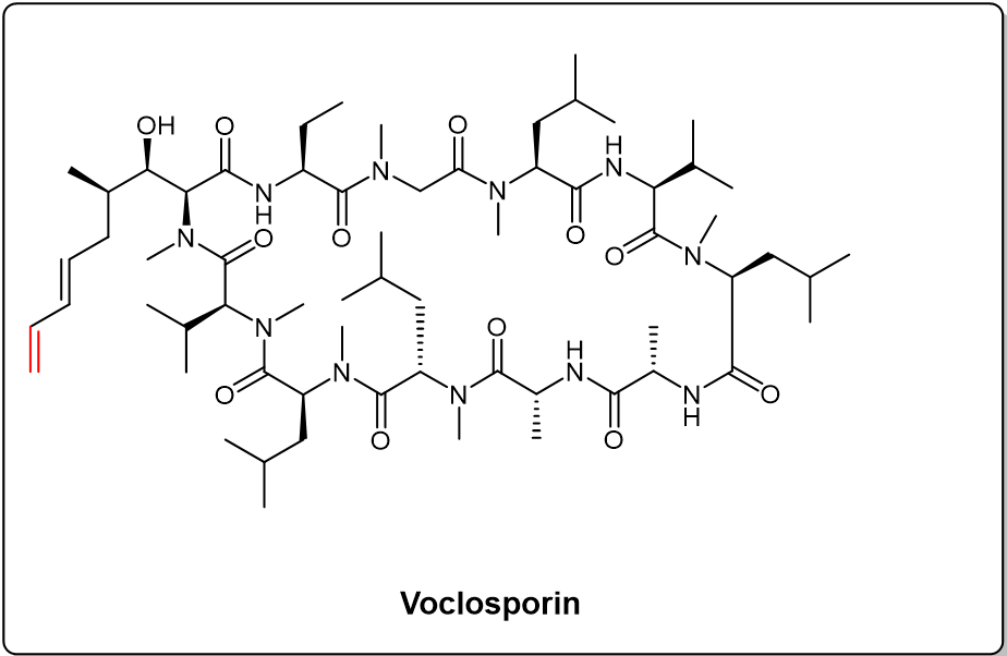 实在与它的前辈cyclosporin太相似了,它只是用一个乙烯基替换了csa 1