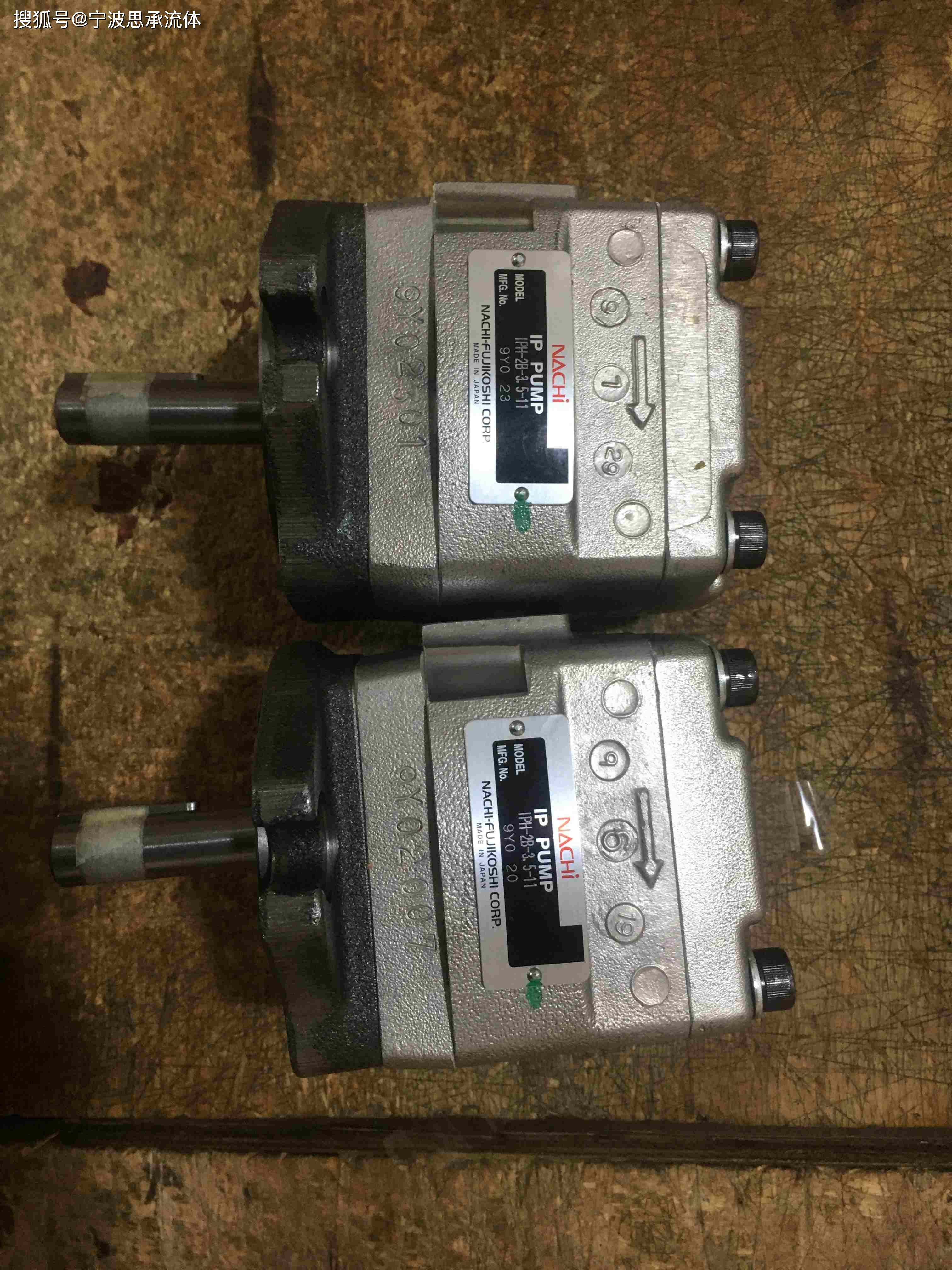 日本nachi不二越齿轮泵iph-2b-3.5-11