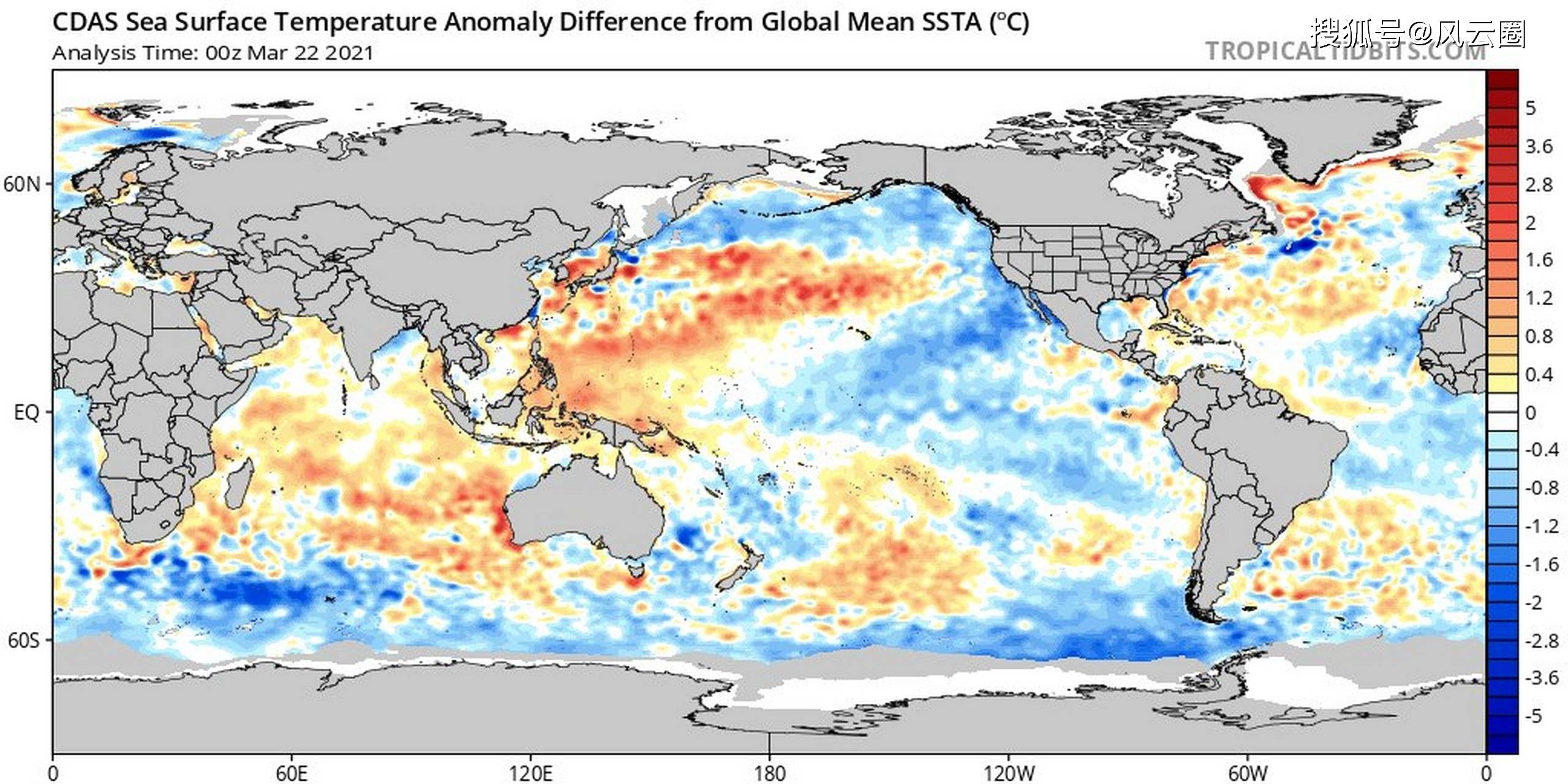 太平洋夏季海水冷流涌动,厄尔尼诺消退确定,分析:拉尼娜来了!