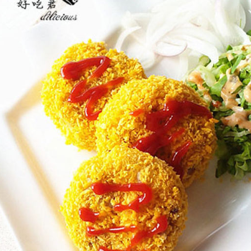 土豆可乐饼,酥脆香糯,咬一口就上瘾!