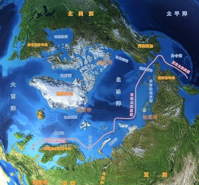 太平洋海域路线图图片