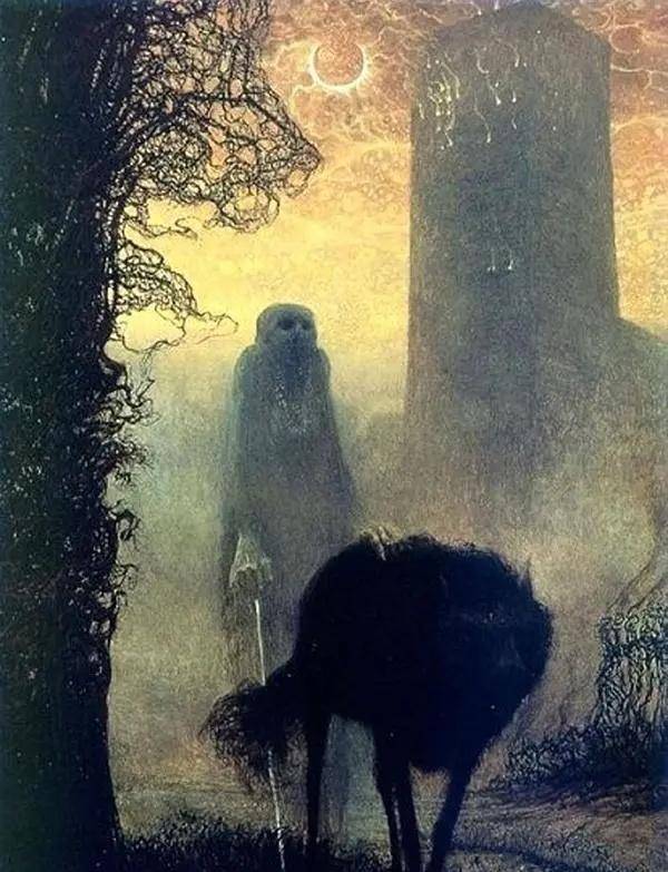 英国男子经历7分钟死亡,复活画出"神游"景象,神似《山海经》_格雷