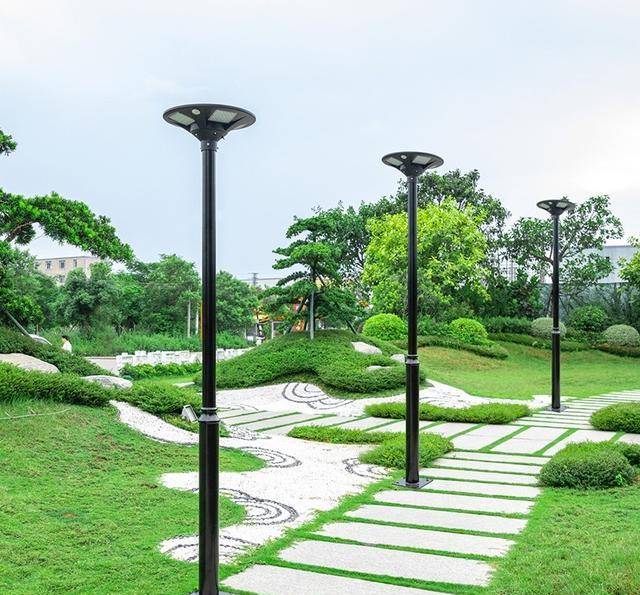 路灯出现了各种各样的形式如庭院灯,高杆灯,景观灯,太阳能路灯,风光