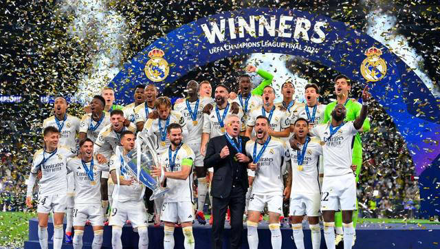 欧冠再获奖金15亿!皇马团队每人奖金达185万