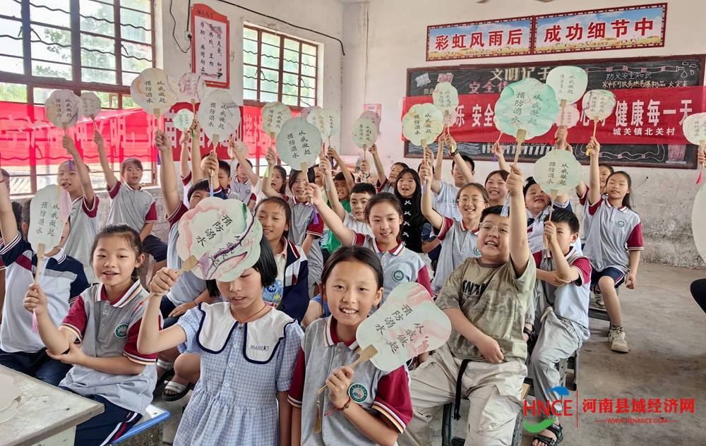 夏邑县城关镇:防溺水安全教育课别开生面