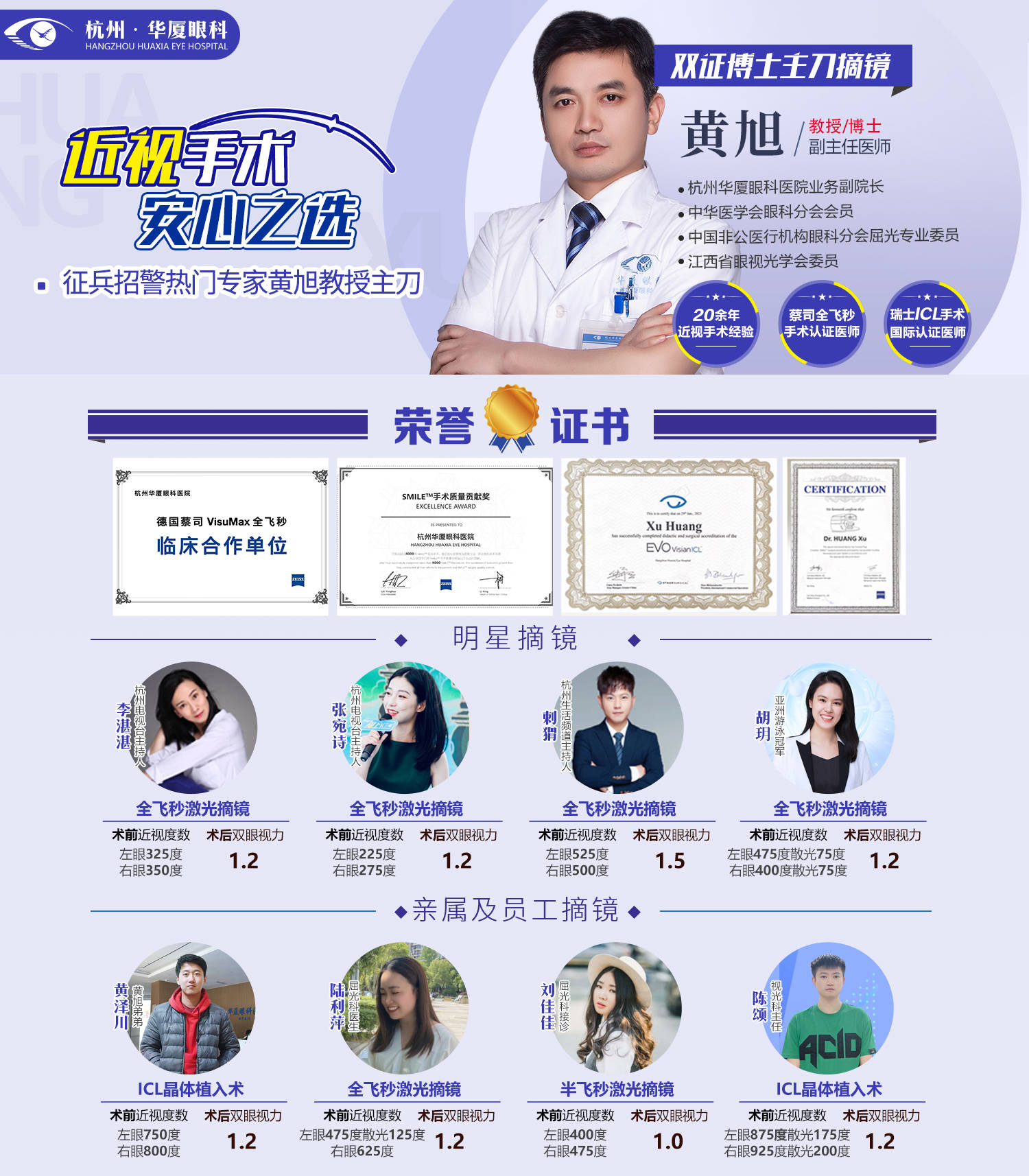 杭州华厦眼科医院再次与爱心车队为爱集结,为高考考生