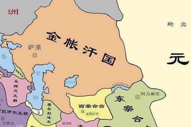 钦察汗国有着将近三百年的历史,但是分裂不断,末代