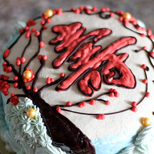 红梅贺寿,松软细腻,创意高颜值,超详细的生日蛋糕配方