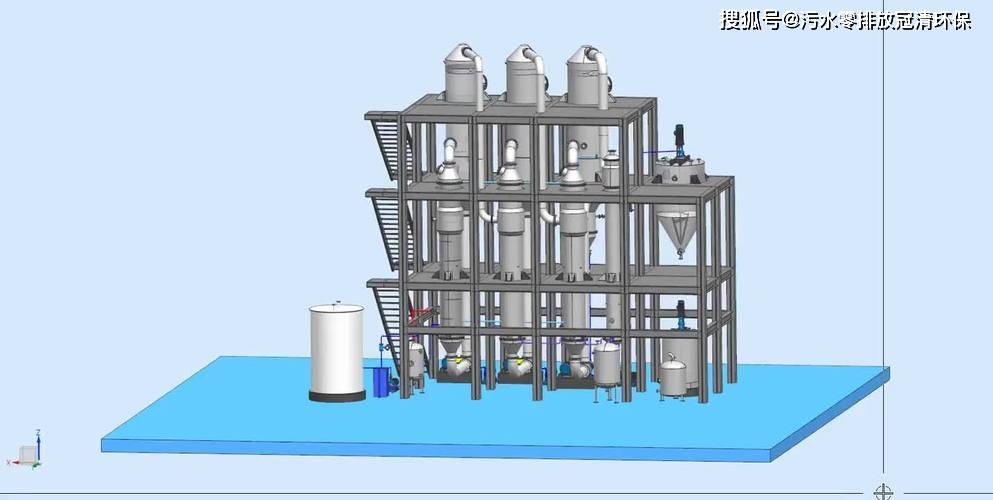 工业处理再利用 三效废水蒸发器
