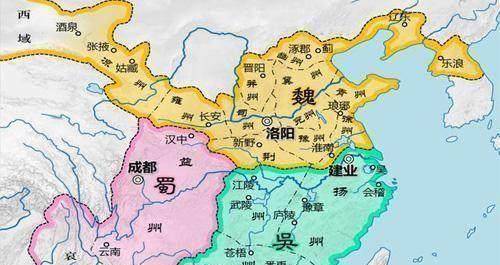 为啥地图看上去三国都差不多大,可魏国实力却是要强一些呢?