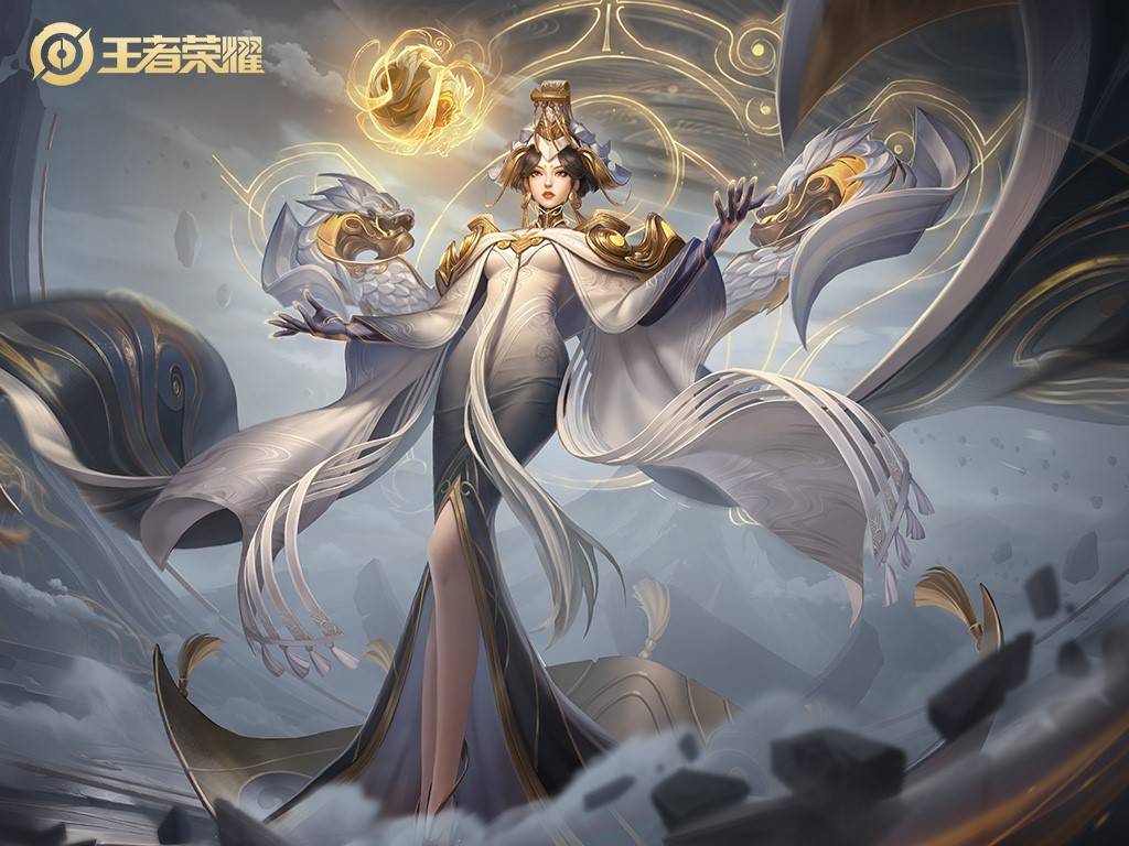 我们来看一款荣耀巅峰皮肤神器明辉仪_武则天_技能_视觉