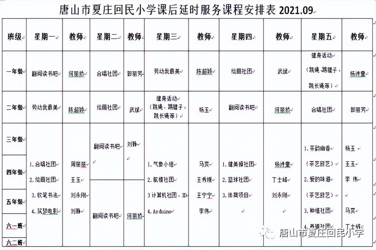 唐山市夏庄回民小学用好课后服务 打造有温度的教育课后服务工作进展