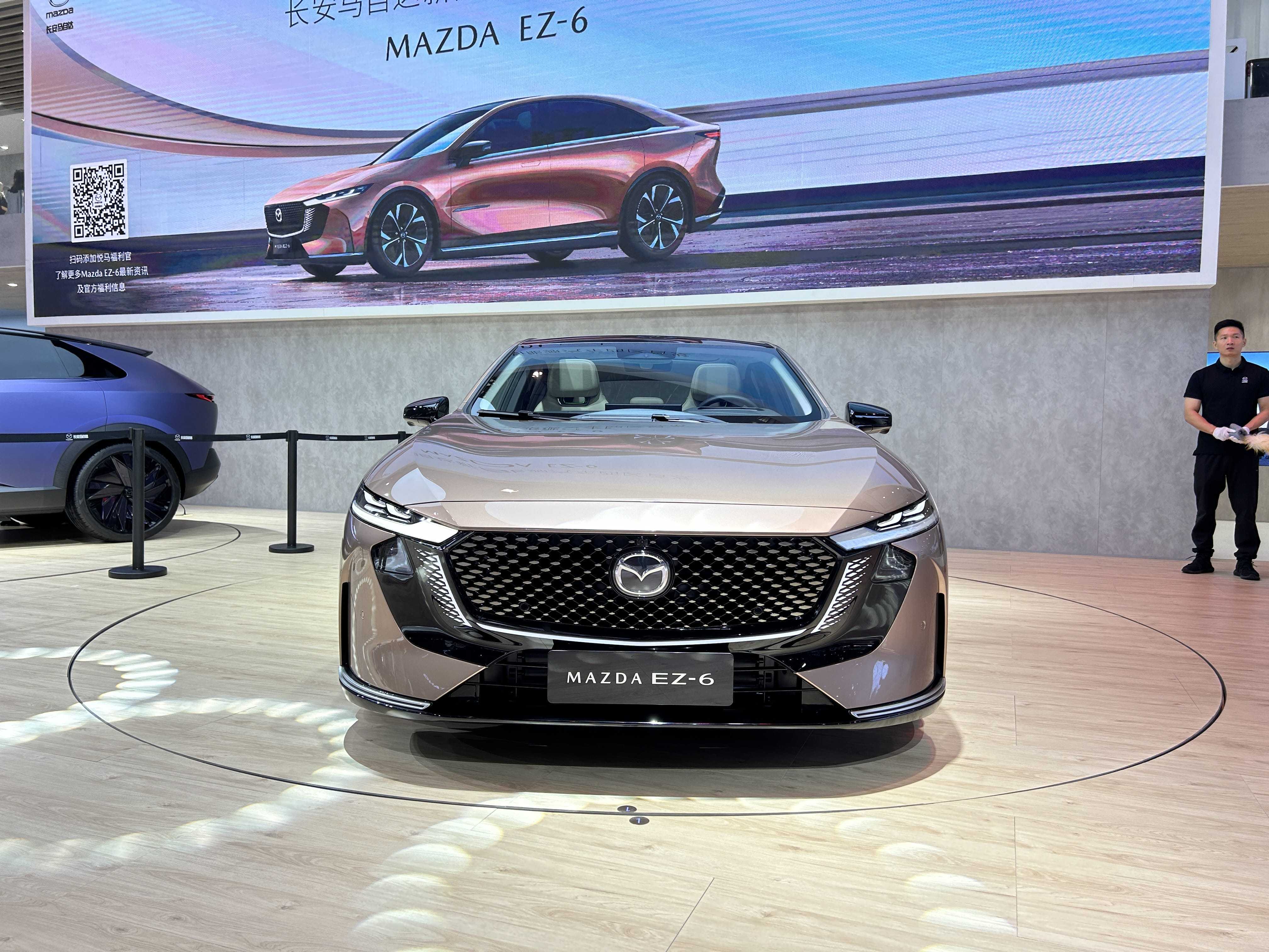 mazdaez6重磅亮相2024重庆车展长安马自达携全系登场