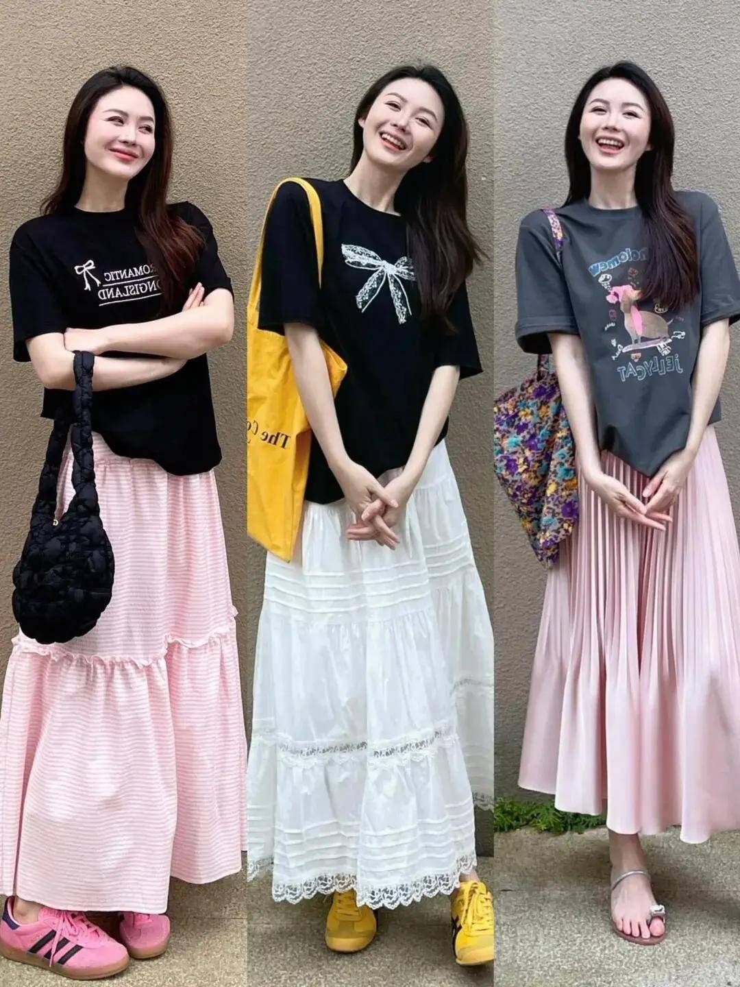 夏季的衣服"色彩"怎么搭配最美?博主亲身示范20套,照穿也洋气