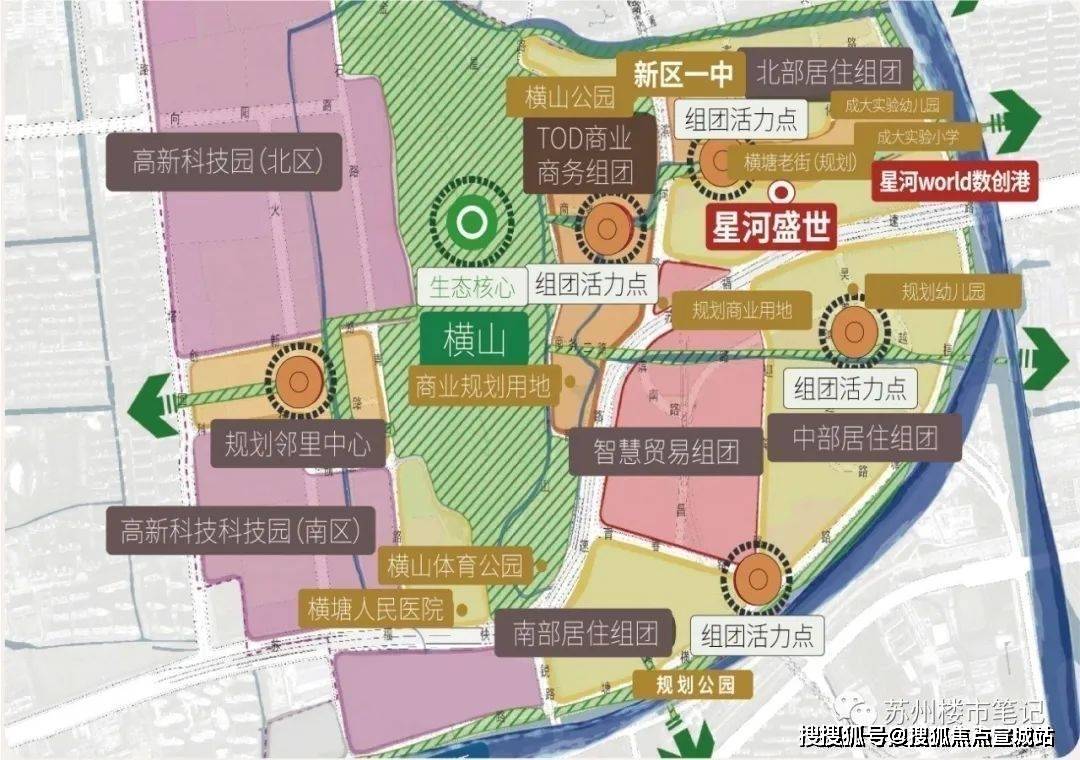 苏州新区狮山板块地图图片