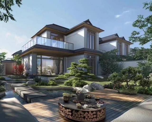 嘉定华亭「五个院子的别墅」推出建面约120-180平米联排合院别墅!