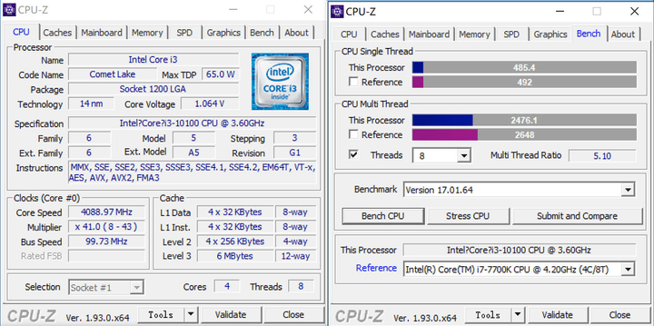 2g跑分2654超过了i3 10100的2476,叫《打不过10100》我还真没看见兆芯