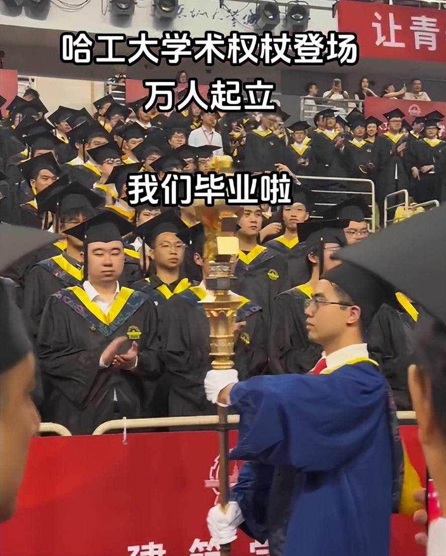 哈工大学术权杖图片