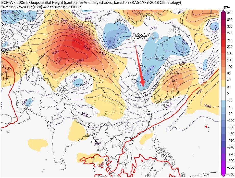 原创            冷空气确定，40度+将减少，北方暴雨出现，预报：南方降雨超长-冷空气天气预报符号