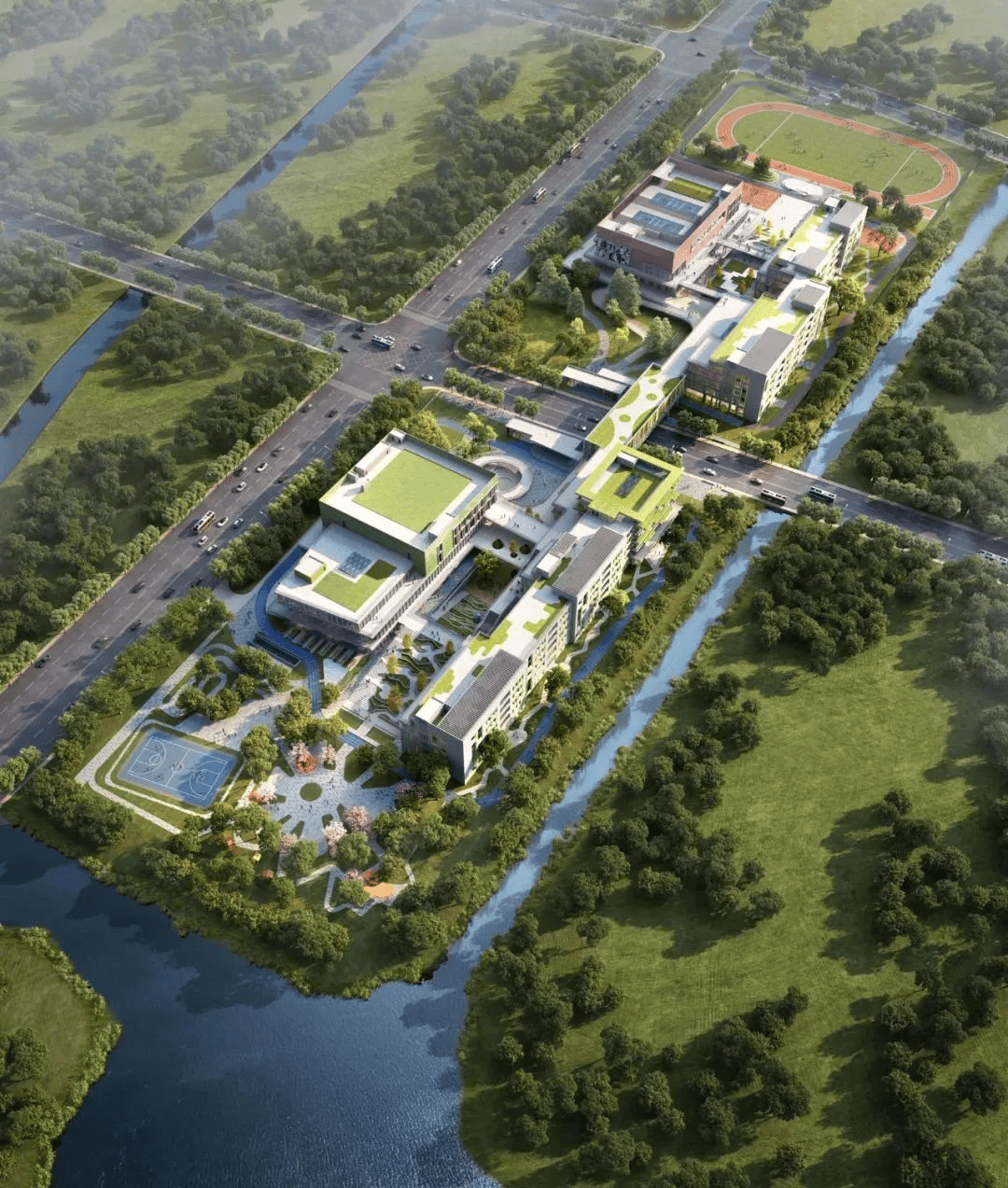 上海市实验学校嘉定新城分校效果示意图「映翠府」售楼处电话78:400