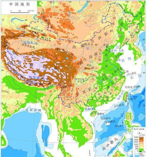 世界各国平均海拔值是多少,我国最高,澳大利亚非常低_地形_高原_面积
