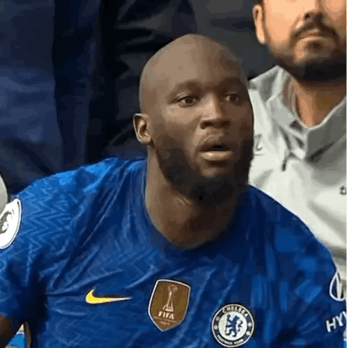 詹俊晒出了一张关于卢卡库的表情包,并附带文字