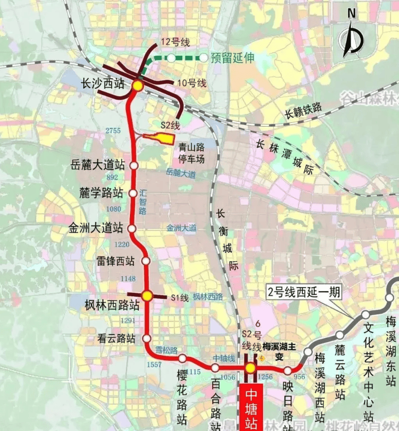 长沙地铁2号延长线图片