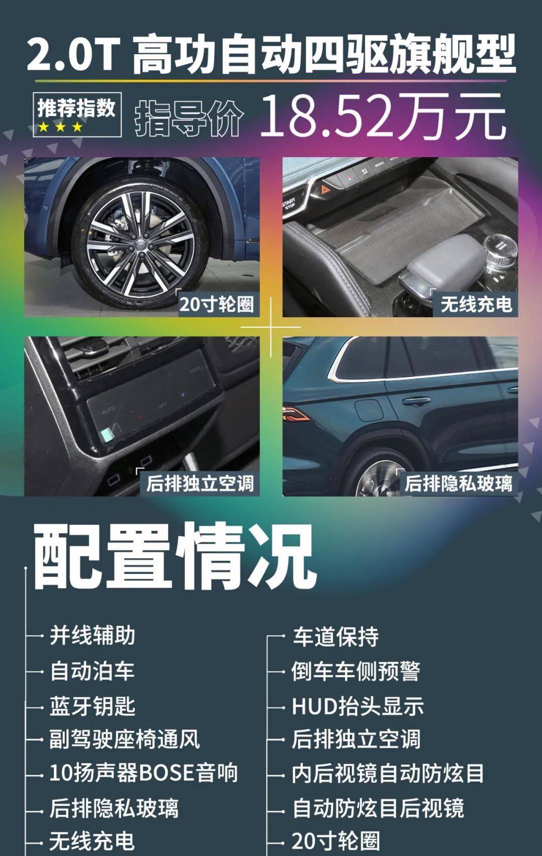 吉利全新紧凑型 suv 星越 l 正式上市,各配置差异及性价比分析