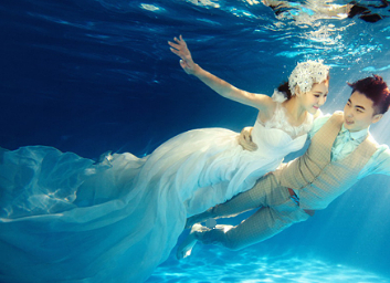 十二星座专属水下婚纱照,白羊座好不浪漫,金牛座很唯美!