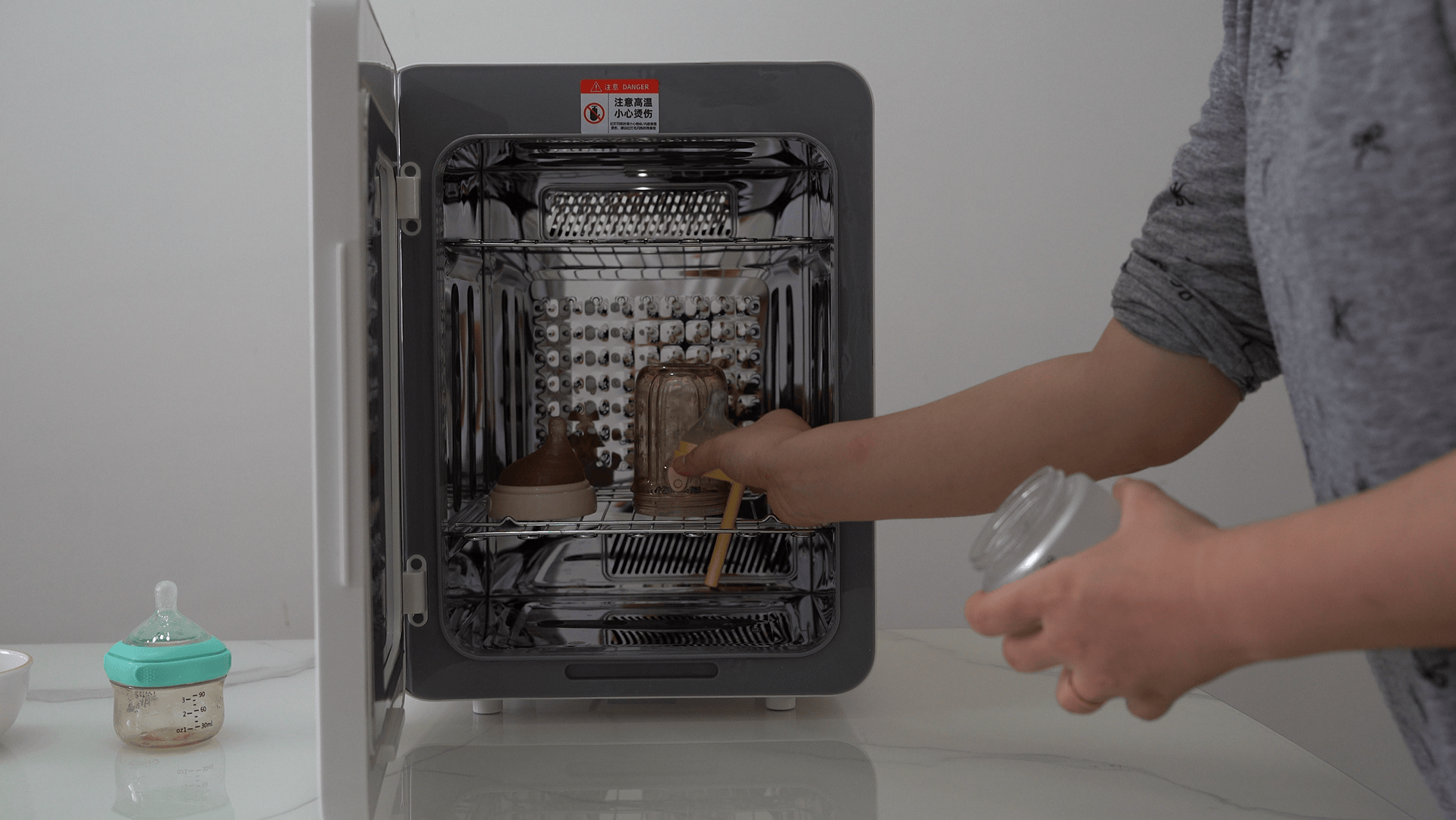 医护级消毒39种病菌,宫菱moe婴儿消毒柜给宝宝餐具消毒真好用