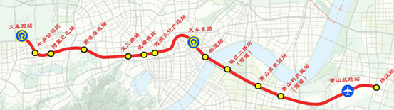 杭州西站——机场两大交通枢纽,西湖院子乘坐(文一西路站)的地铁16号