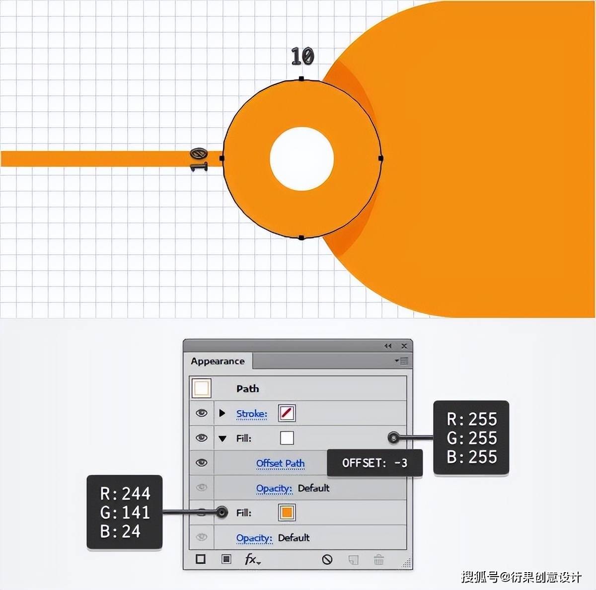 ai软件技巧,绘制3d饼图
