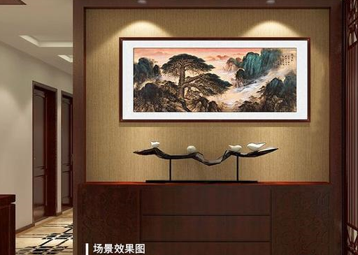 客厅背景墙挂画,现流行这"挂画",高级享受有情调