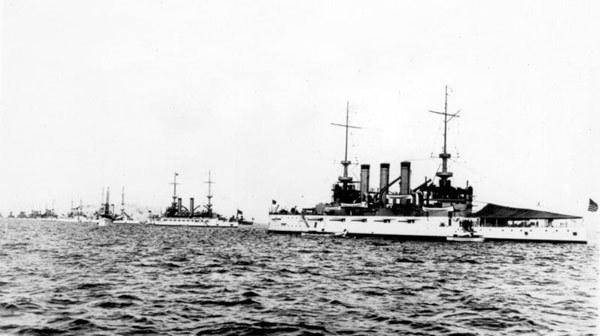 1907年的大白舰队,与英国分庭抗礼,美国海军从此成为海上霸主