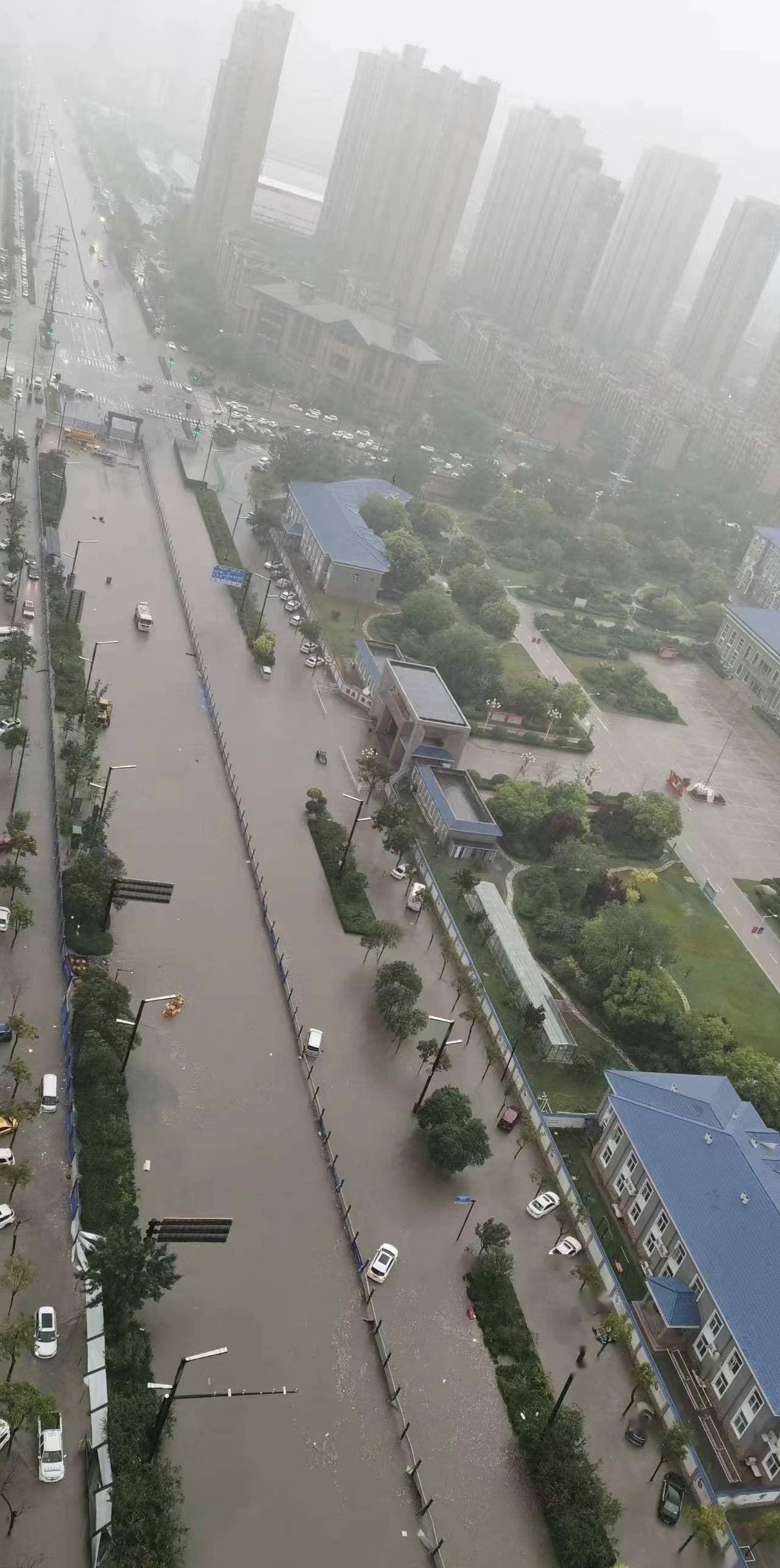 全国第一!河南开封突发暴雨,2024年最大,开封秒变小三亚!看海!