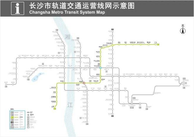 长沙地铁运营及首末班时间