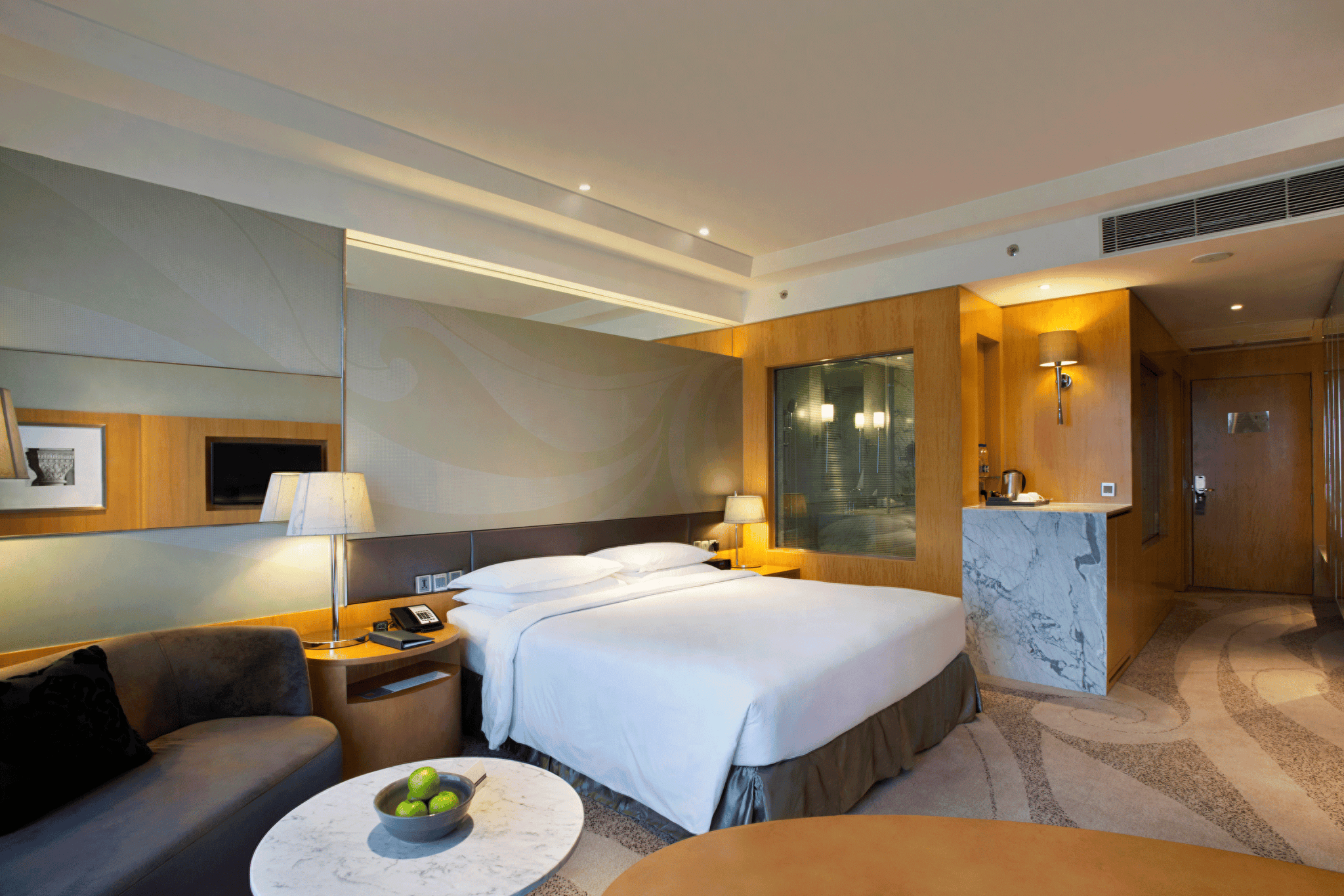 西安酒店大堂装修设计,咸阳酒店装修设计施工,户县宾馆装修设计,周至