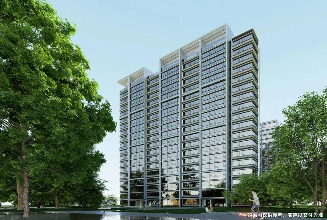 项目立面效果图"时代之城"的建筑风格,在华润置地海派基础上