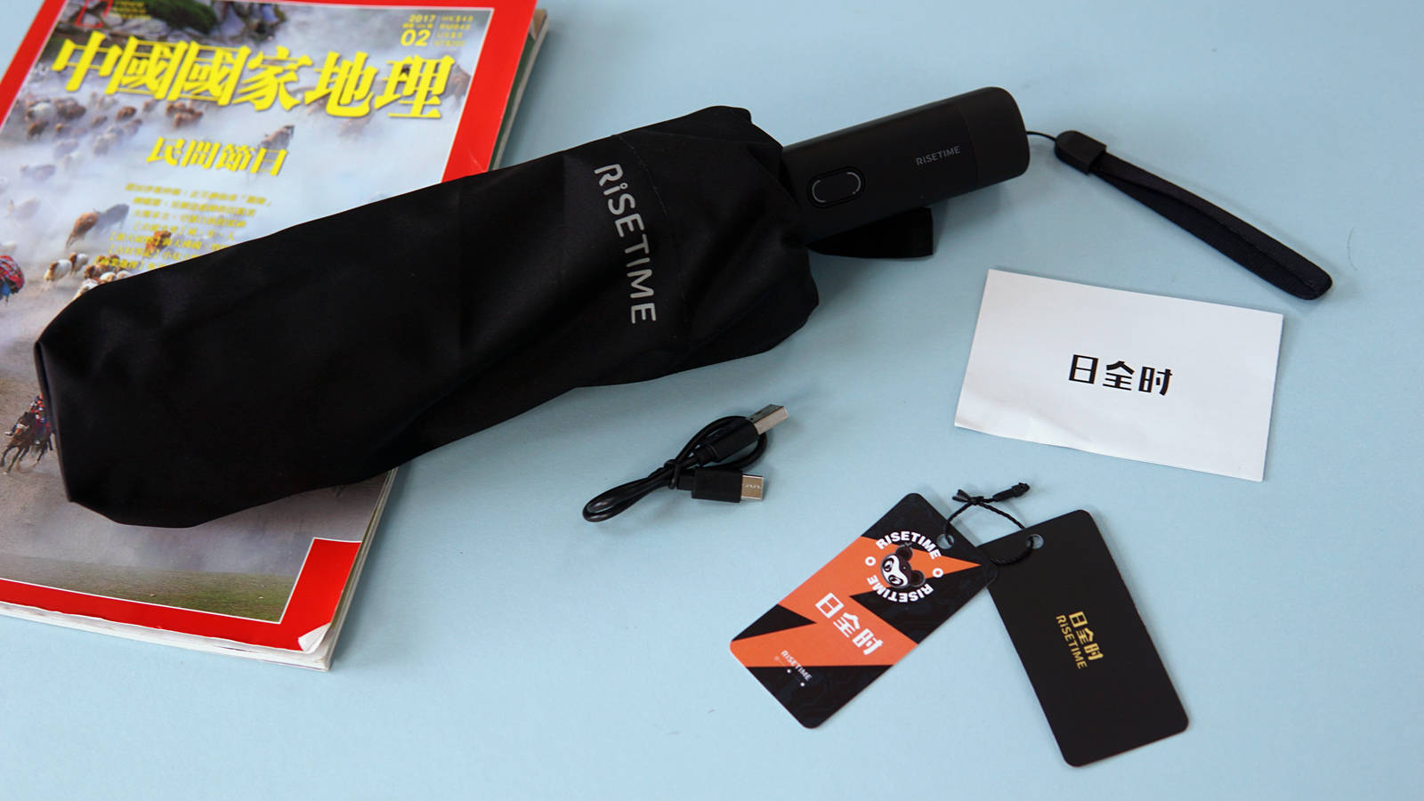 未雨绸缪,出行无忧,日全时智能电动伞体验分享!