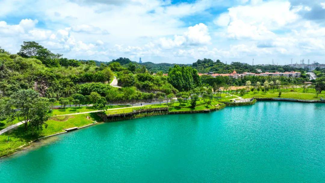 东莞市中心新晋"网红"打卡地,水濂山"碧玉湖公园"来啦!