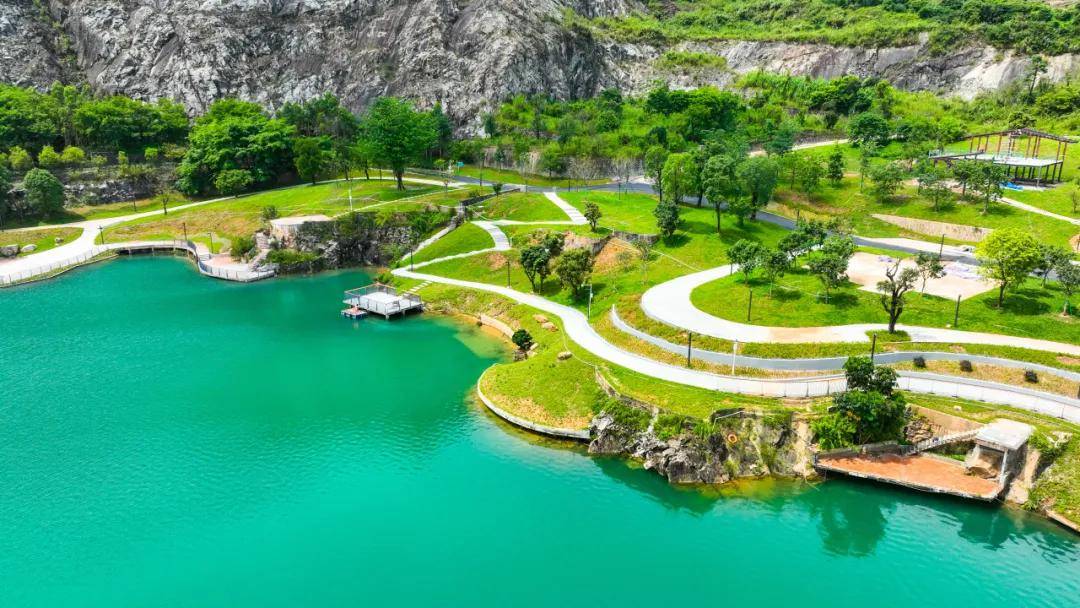 东莞市中心新晋"网红"打卡地,水濂山"碧玉湖公园"来啦!