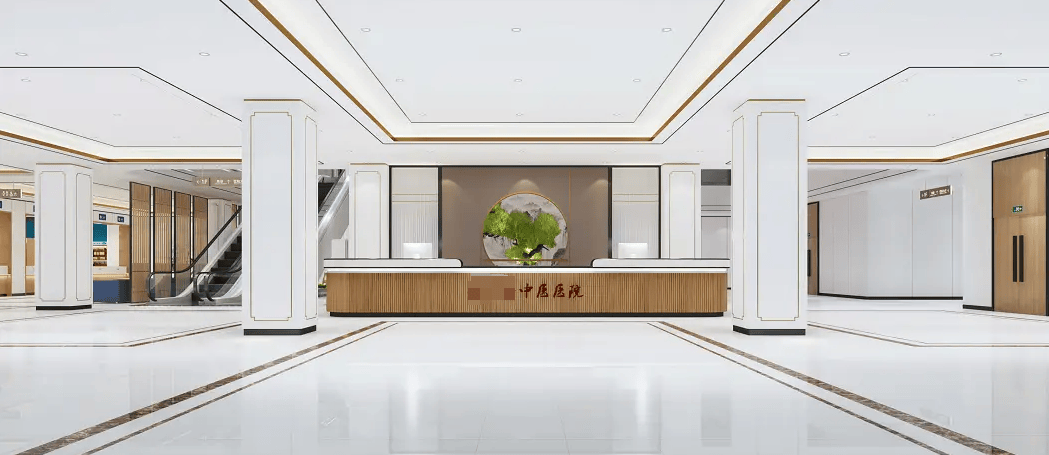 "动静相宜,身心平衡:中医养生理念在医院效果图设计中的体现"