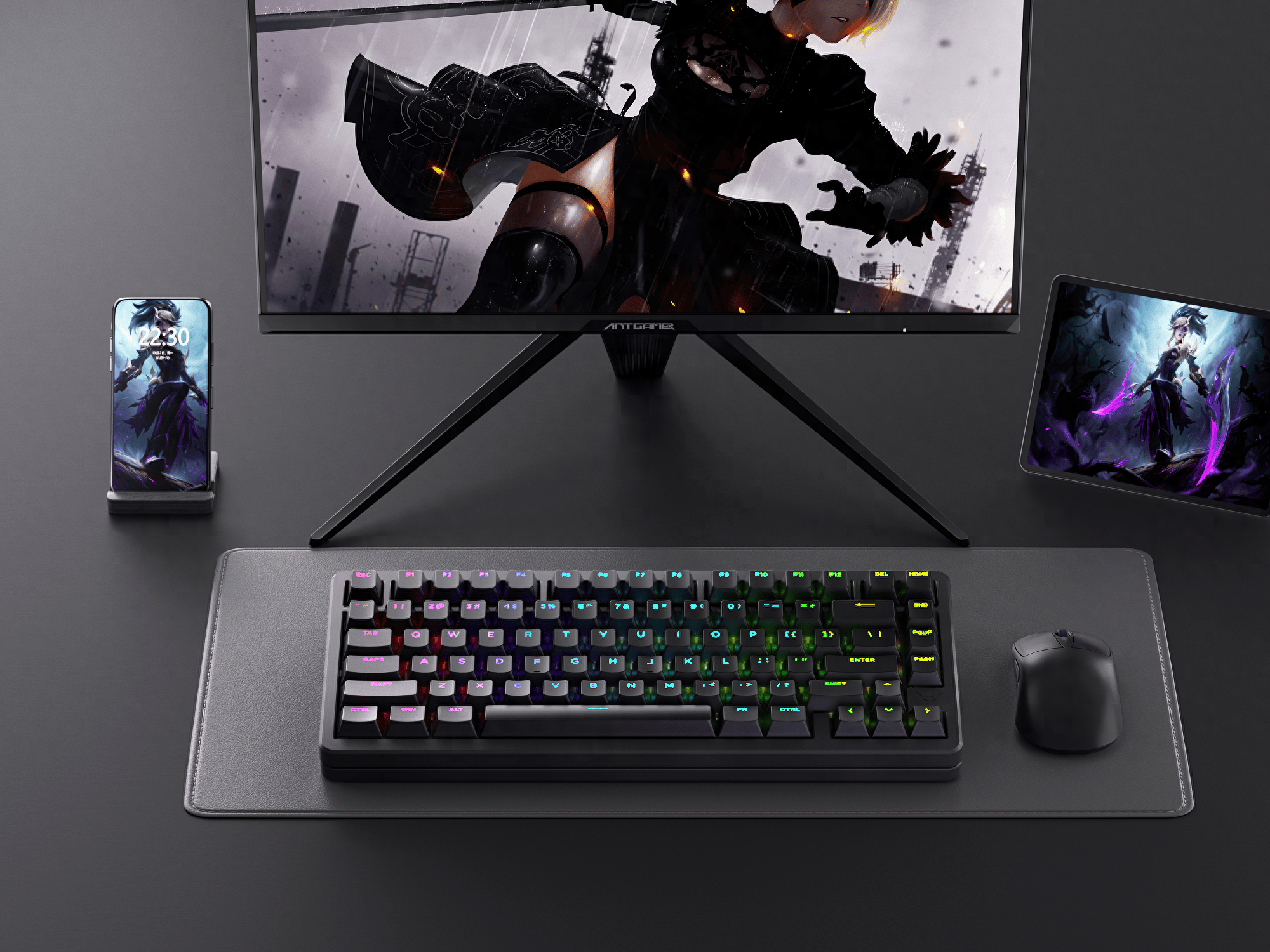 蚂蚁电竞磁轴键盘AGK75,游戏键盘天花板应如此